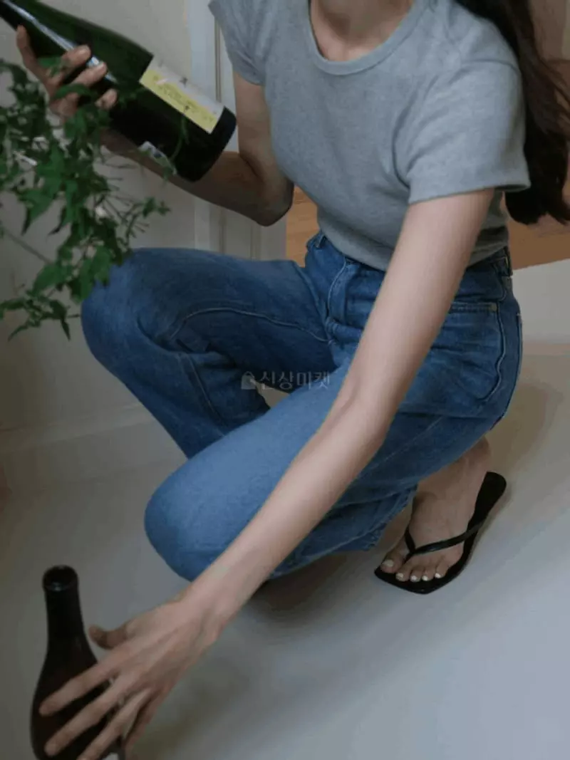 Jinsim - Korean Women Fashion - #momslook - DM Tee - 2