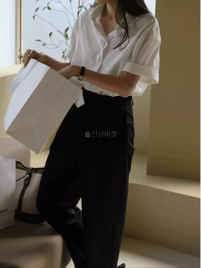 Jinsim - Korean Women Fashion - #momslook - Gubera Shirt - 2