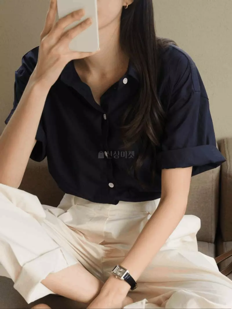 Jinsim - Korean Women Fashion - #momslook - Gubera Shirt - 3