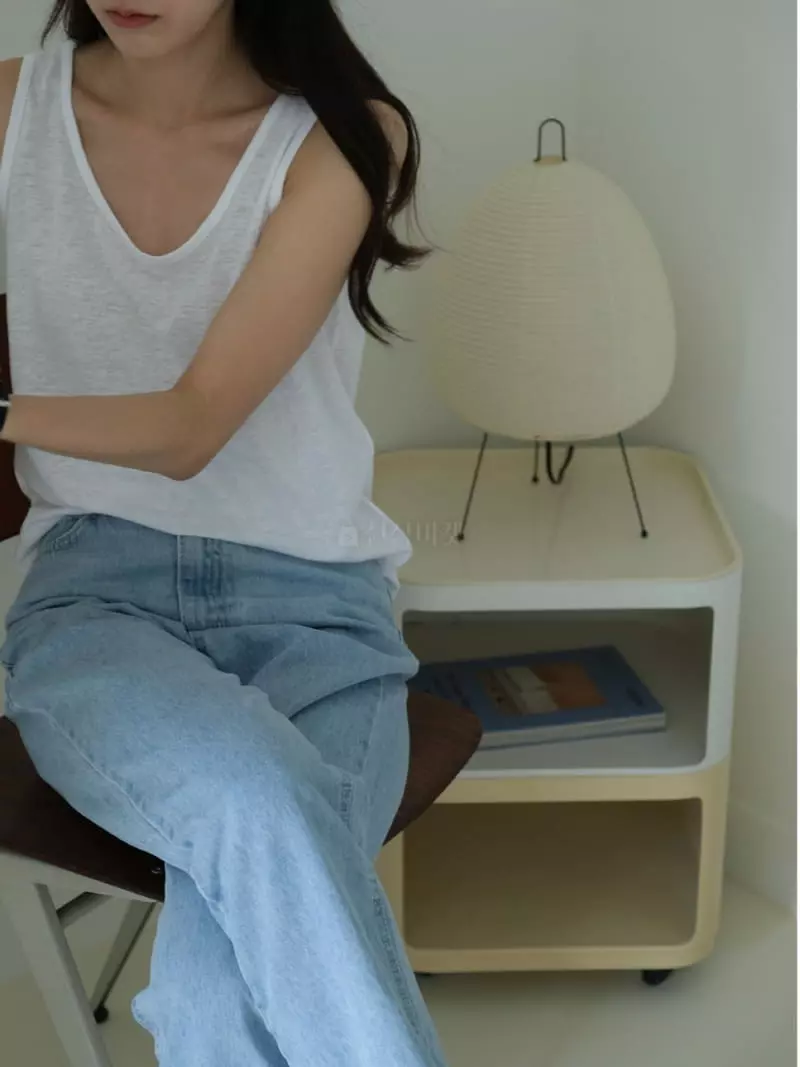 Jinsim - Korean Women Fashion - #momslook - Moa Sleeveless - 11
