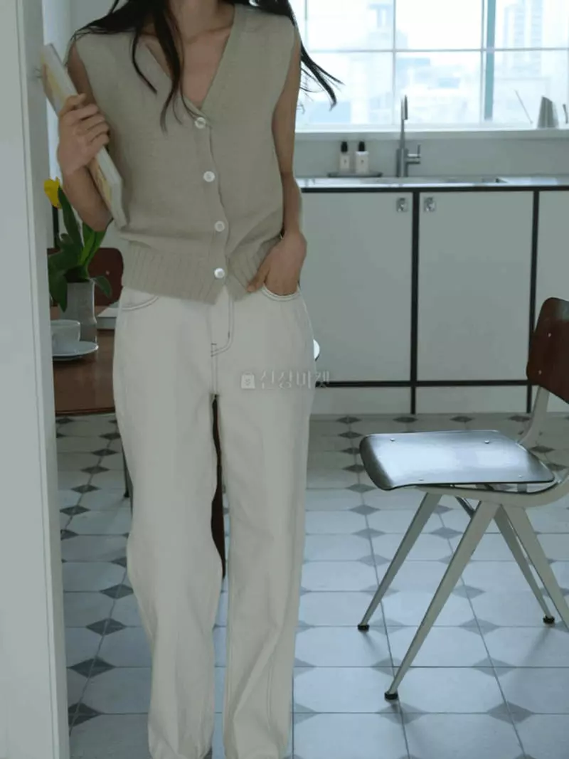 Jinsim - Korean Women Fashion - #momslook - And Vest - 2