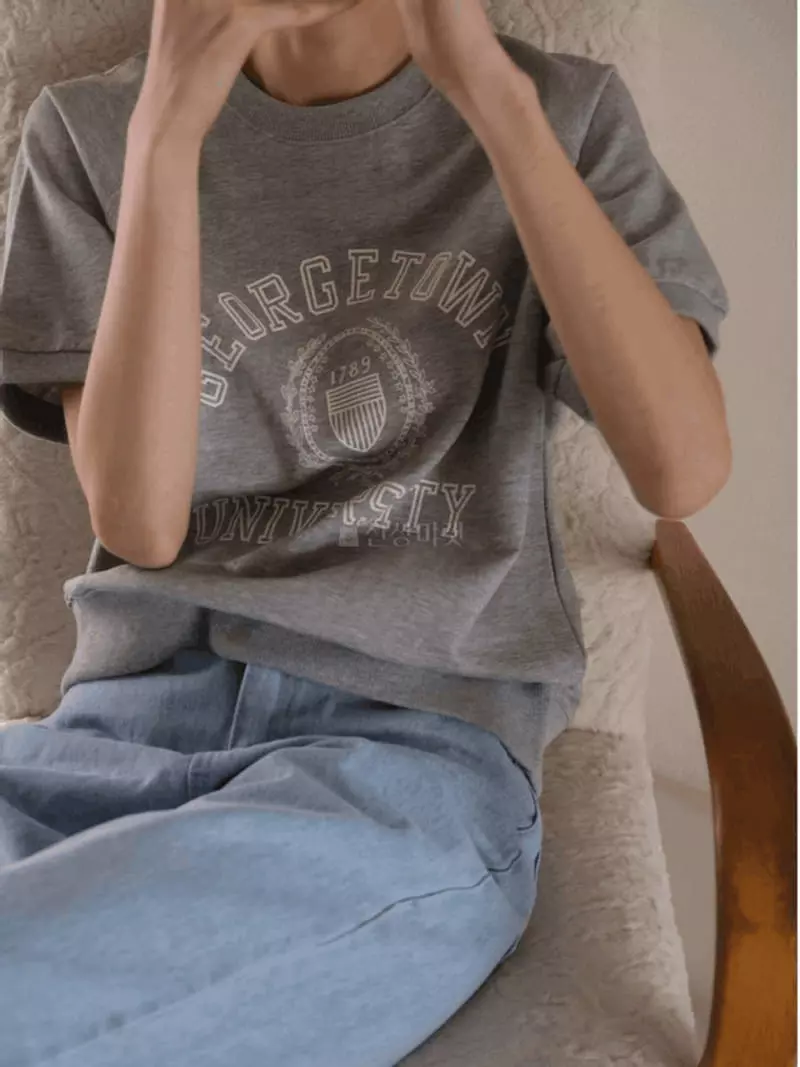 Jinsim - Korean Women Fashion - #momslook - Town Sweatshirt - 10