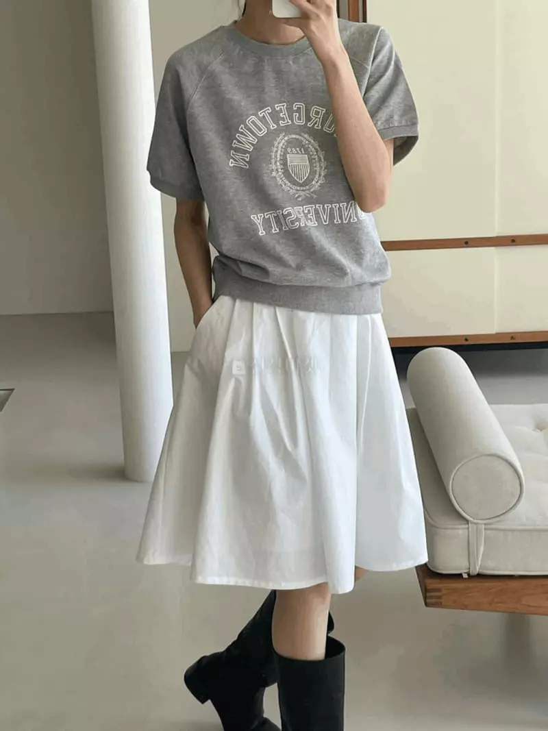 Jinsim - Korean Women Fashion - #momslook - Daisy Skirt - 2