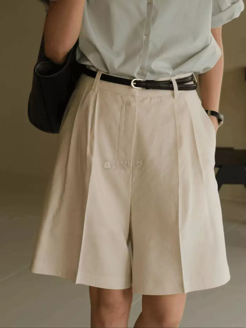 Jinsim - Korean Women Fashion - #restrostyle - Half Shorts - 8