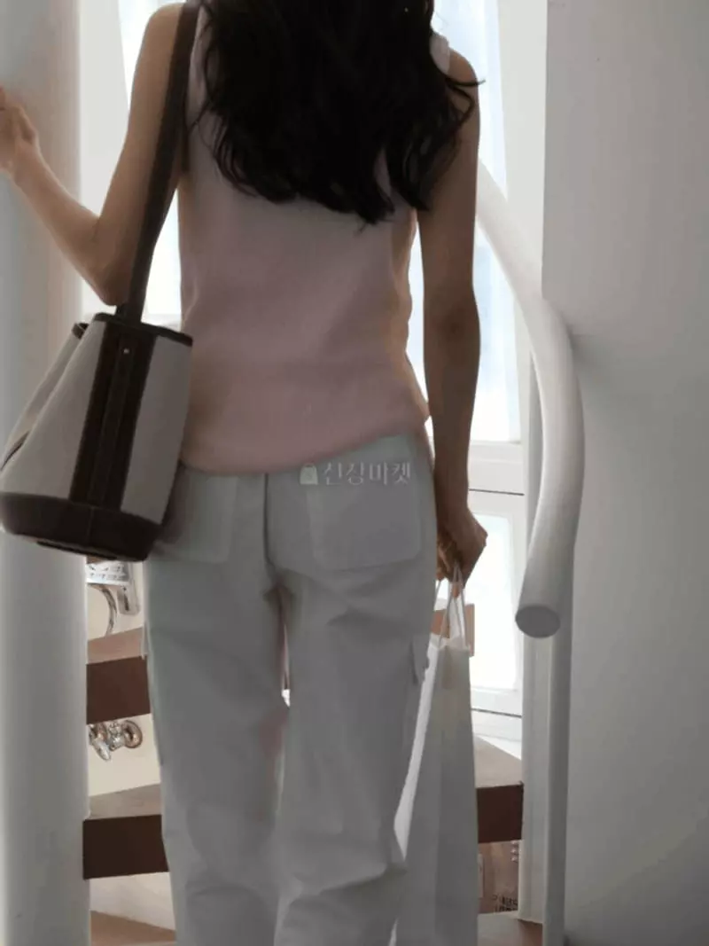 Jinsim - Korean Women Fashion - #vintageinspired - Monaco Pocket Pants - 9