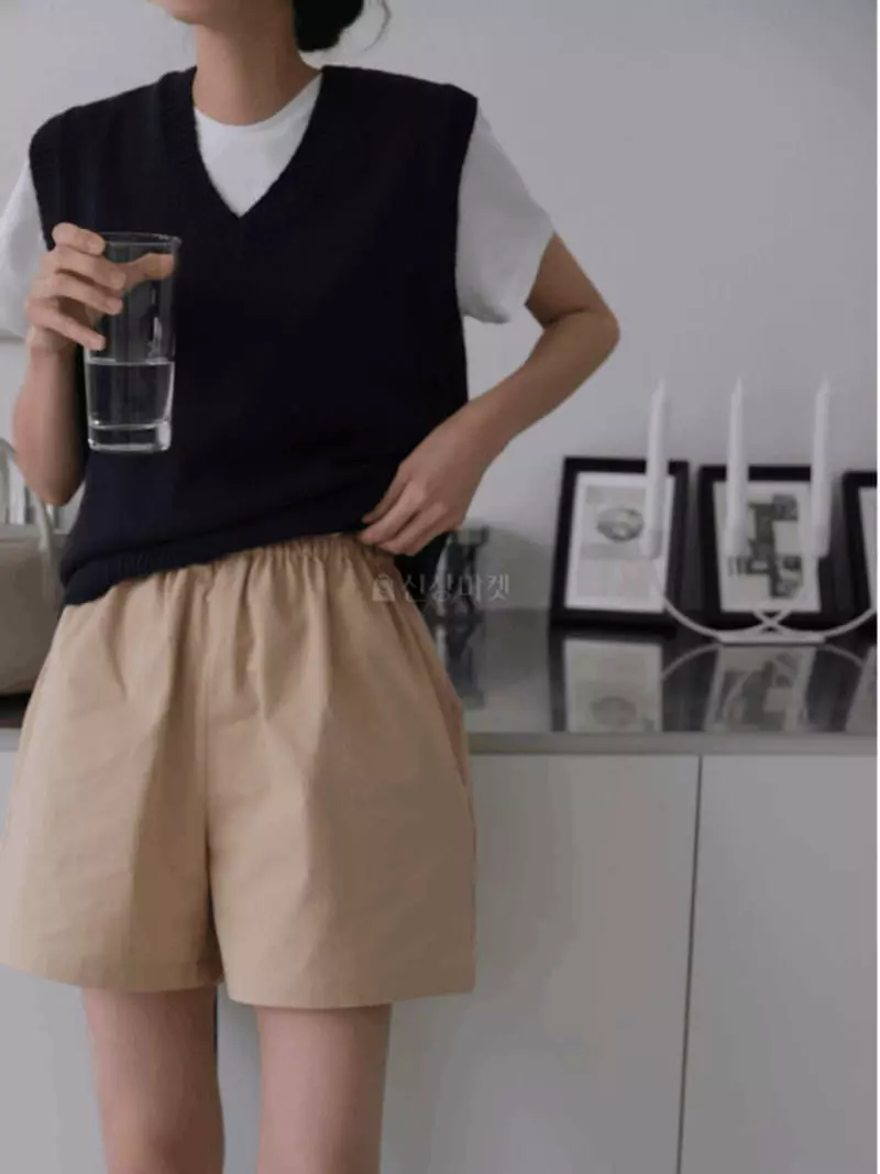 Jinsim - Korean Women Fashion - #vintageinspired - Es Shorts - 2