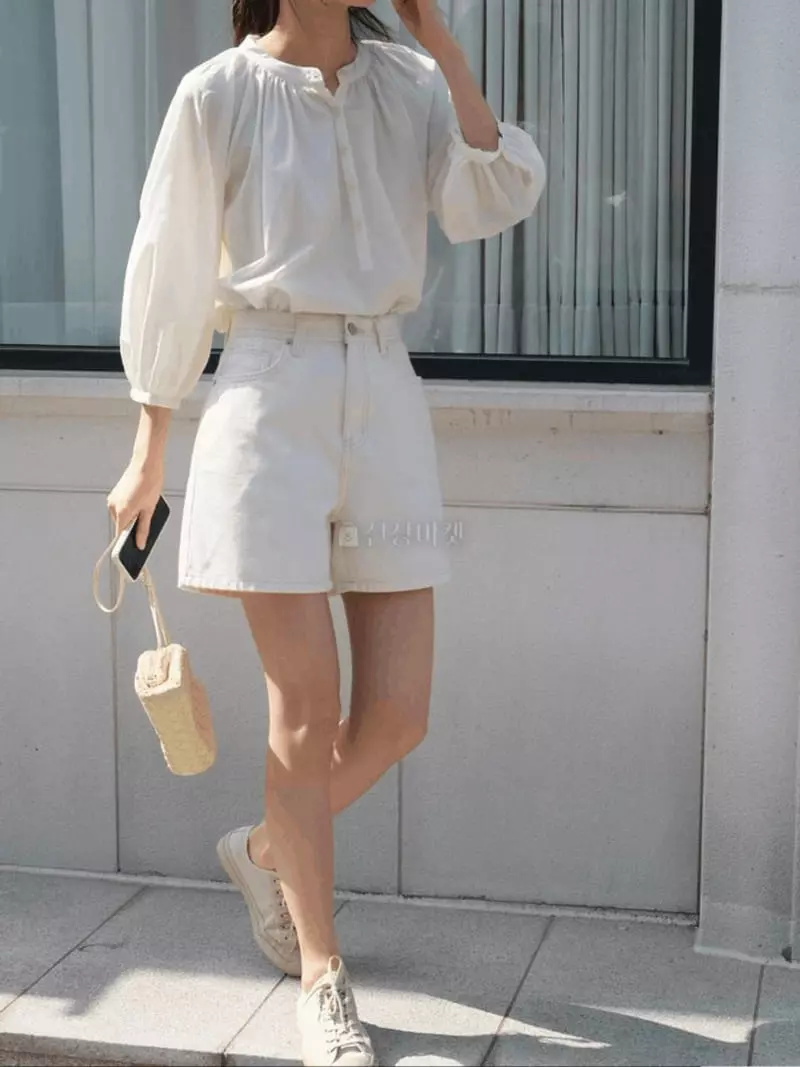 Jinsim - Korean Women Fashion - #womensfashion - Milk Shorts