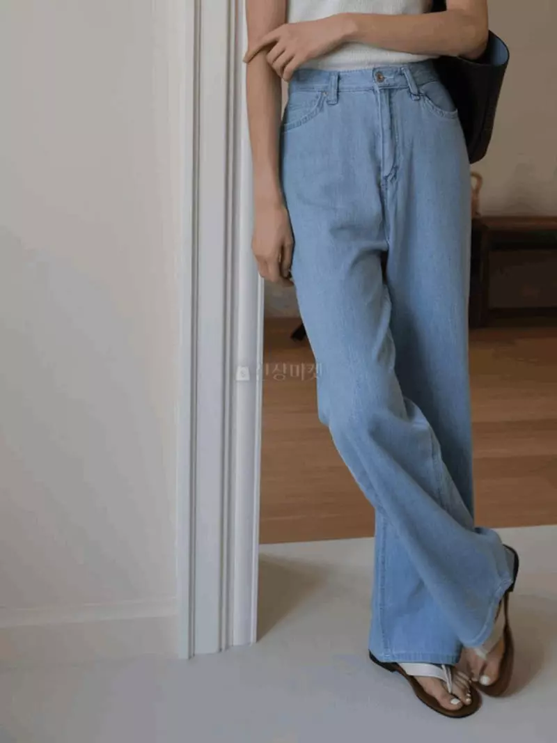 Jinsim - Korean Women Fashion - #womensfashion - Maron Jeans - 5