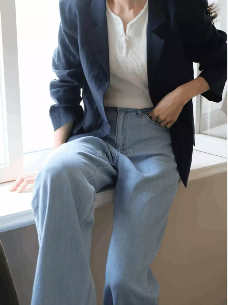 Jinsim - Korean Women Fashion - #womensfashion - Maron Jeans - 7