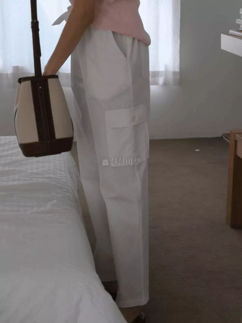 Jinsim - Korean Women Fashion - #womensfashion - Monaco Pocket Pants - 2