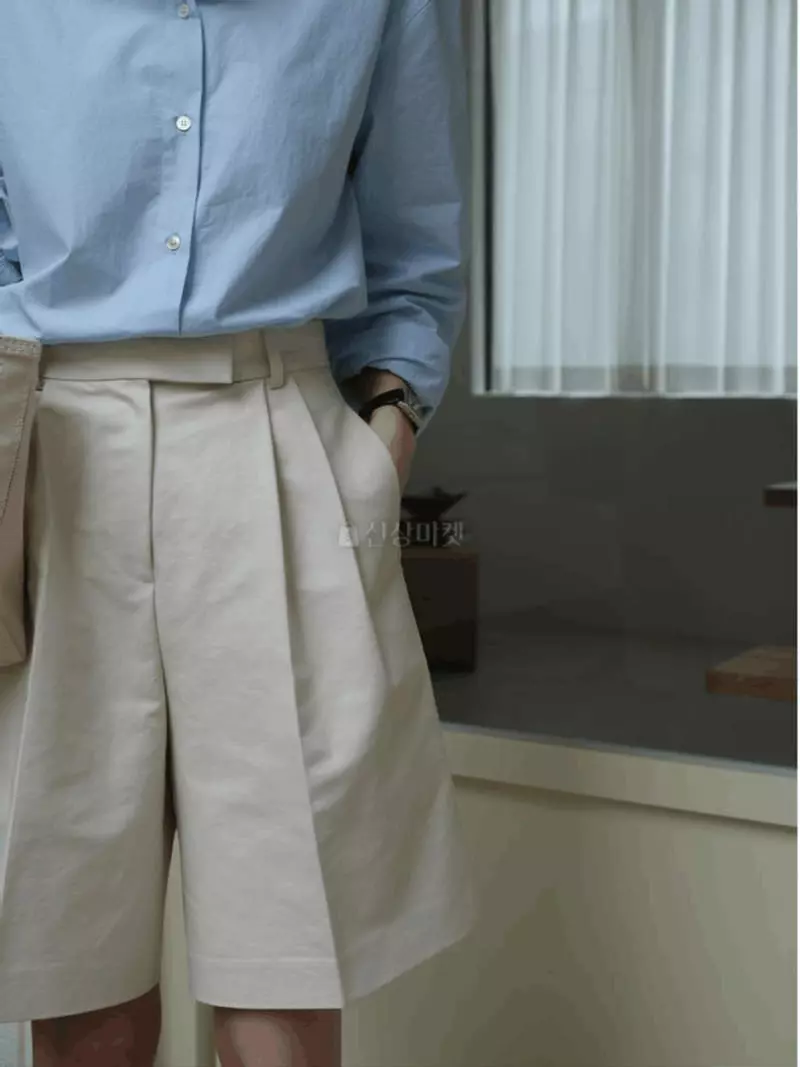 Jinsim - Korean Women Fashion - #womensfashion - Smooth Shorts - 10