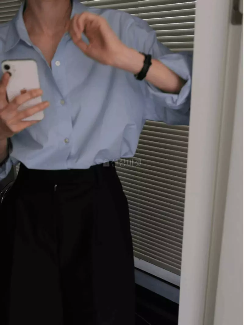 Jinsim - Korean Women Fashion - #momslook - Refreshing Shirt - 4