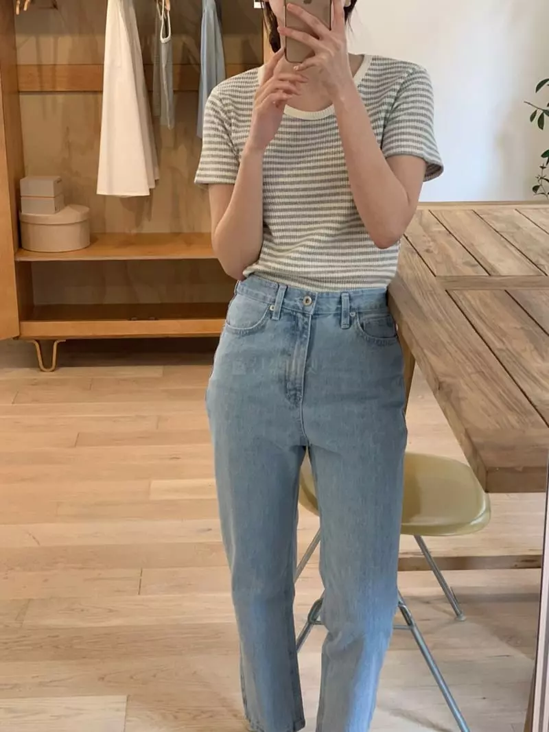 Jinsim - Korean Women Fashion - #womensfashion - Salt Jeans - 3