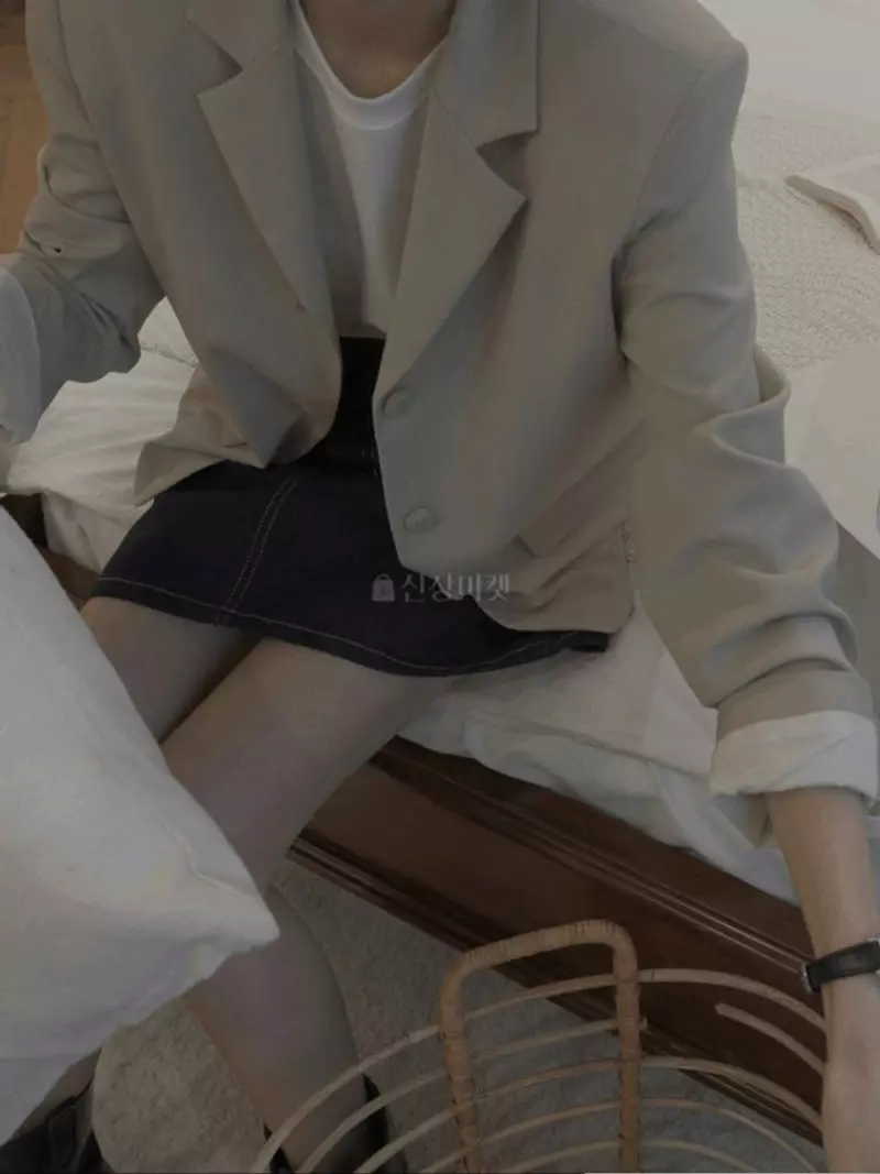 Jinsim - Korean Women Fashion - #momslook - Frenky Denim Skirt - 4
