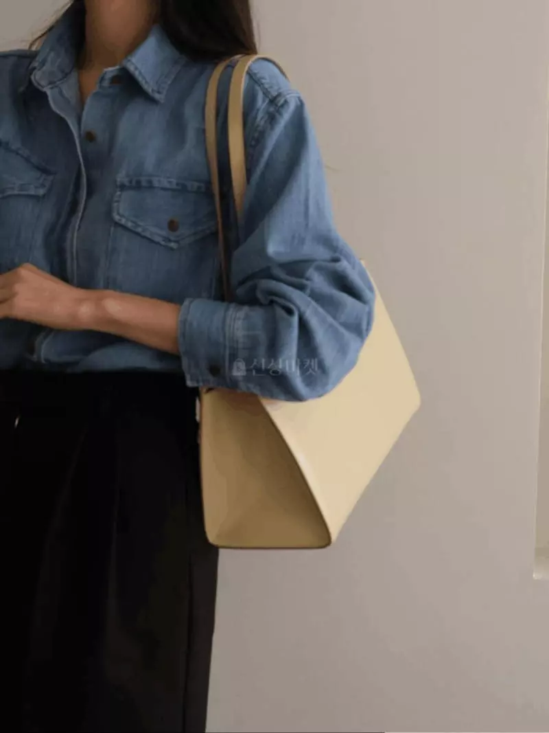 Jinsim - Korean Women Fashion - #womensfashion - Silvia Denim Shirt - 3