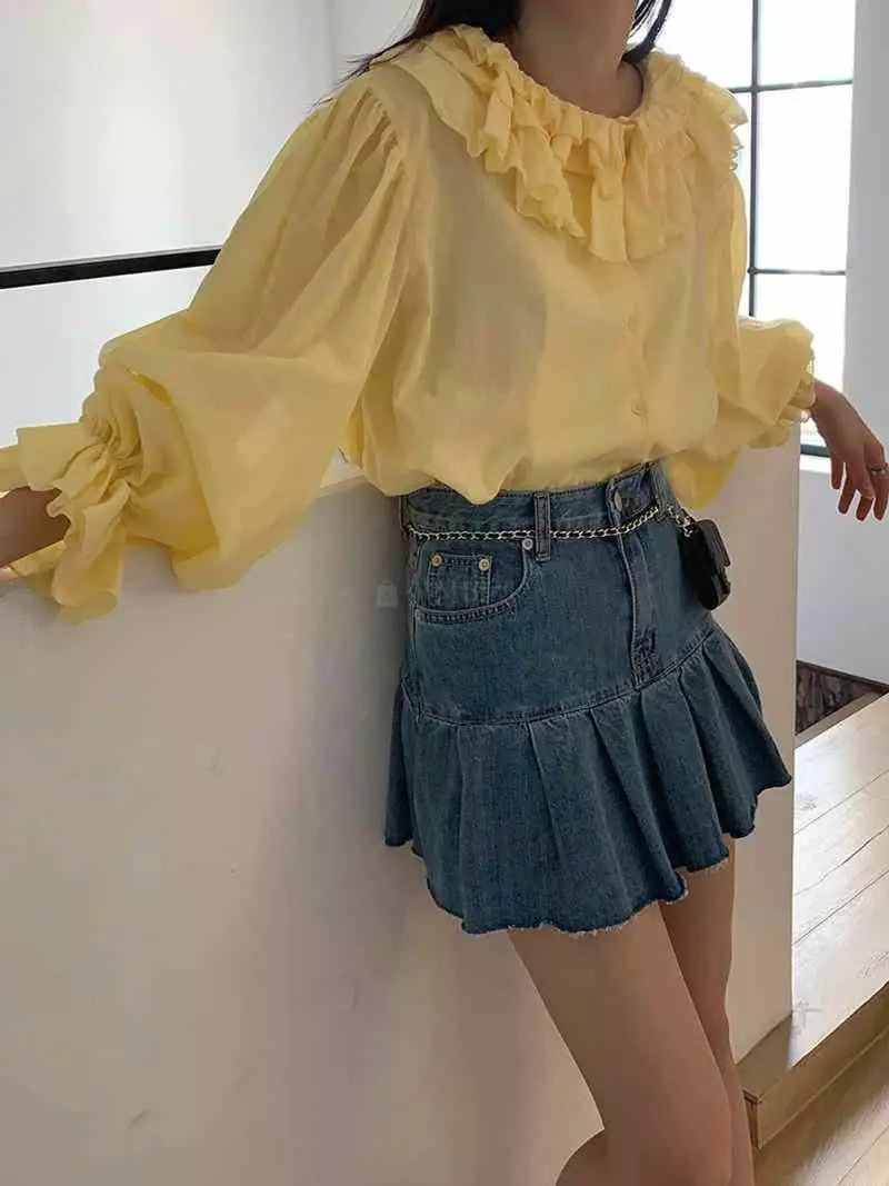 Jkichi - Korean Women Fashion - #momslook - Whole Blouse - 3