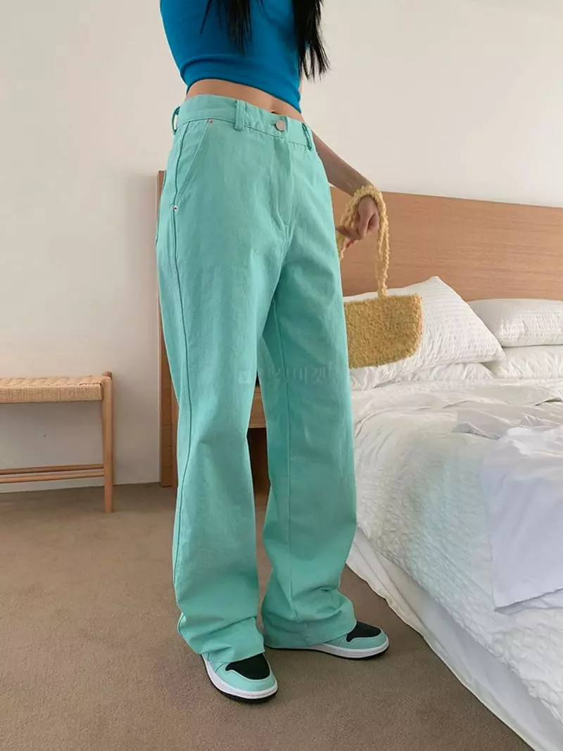 Jkichi - Korean Women Fashion - #momslook - Wahing Pants - 2