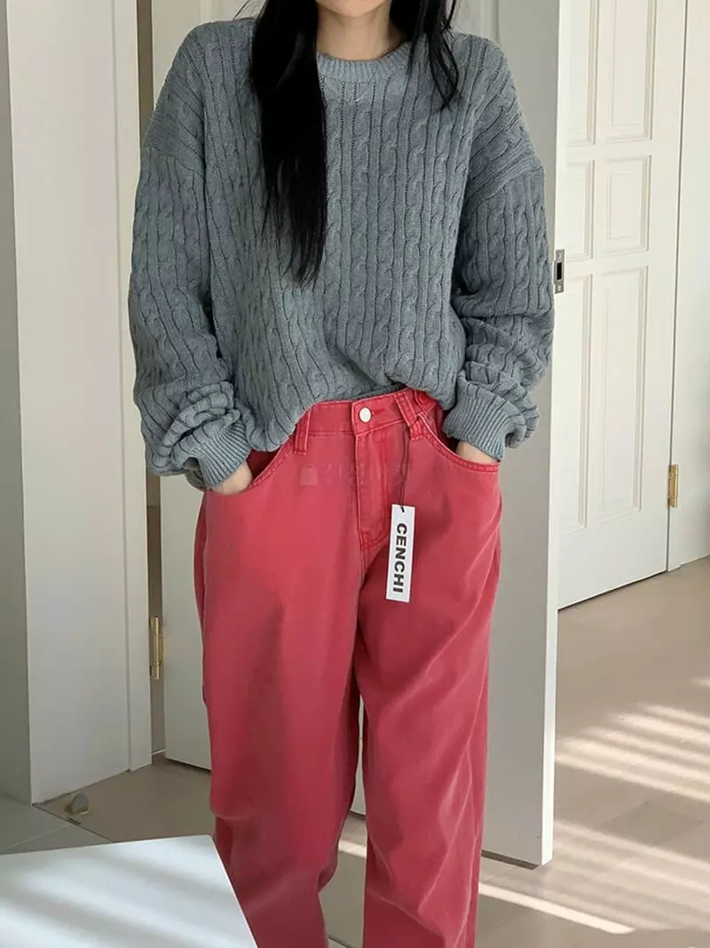 Jkichi - Korean Women Fashion - #momslook - Wahing Knit - 3