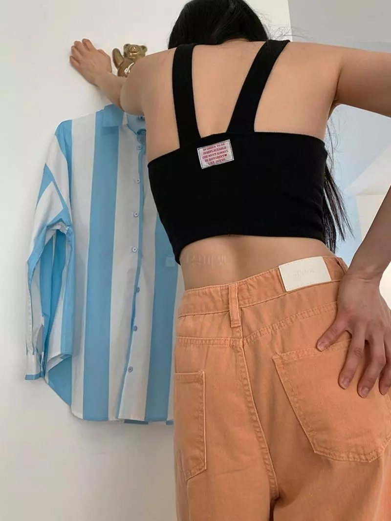 Jkichi - Korean Women Fashion - #momslook - Boca Rib Sleeveless