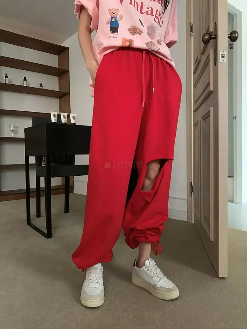 Jkichi - Korean Women Fashion - #momslook - Vintage Terry Pants
