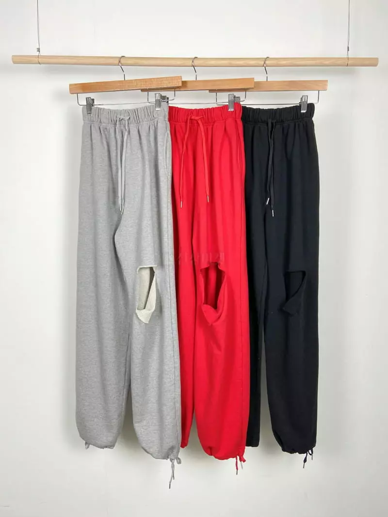 Jkichi - Korean Women Fashion - #momslook - Vintage Terry Pants - 4
