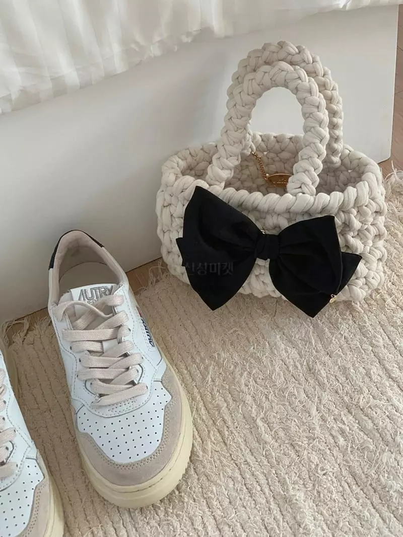 Jkichi - Korean Women Fashion - #momslook - Ribbon Tote Bag - 2