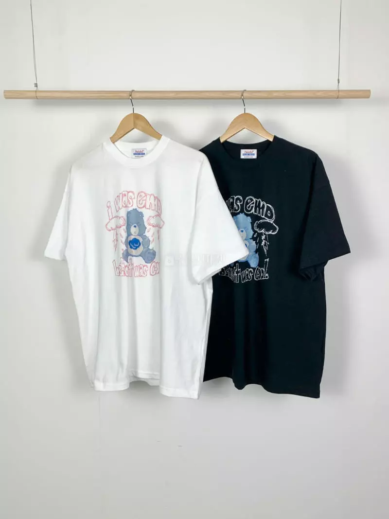 Jkichi - Korean Women Fashion - #momslook - Angry Bear Tee - 4