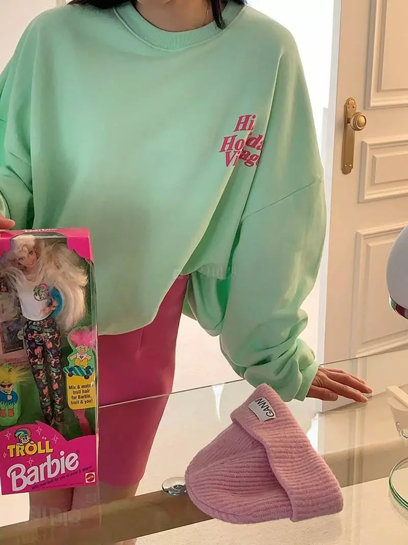 Jkichi - Korean Women Fashion - #momslook - High Sweatshirt - 2