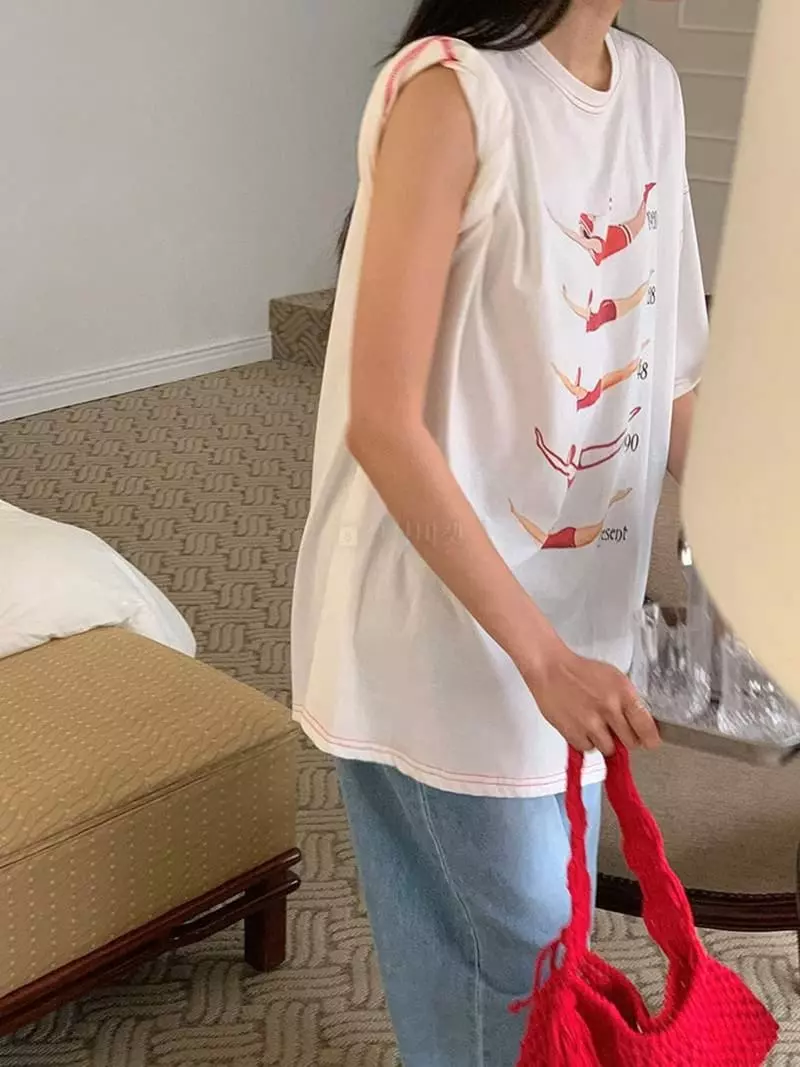 Jkichi - Korean Women Fashion - #momslook - Swim Tee - 2