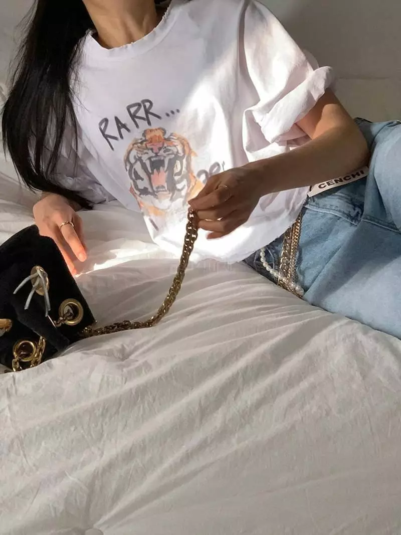 Jkichi - Korean Women Fashion - #momslook - Tiger Tee