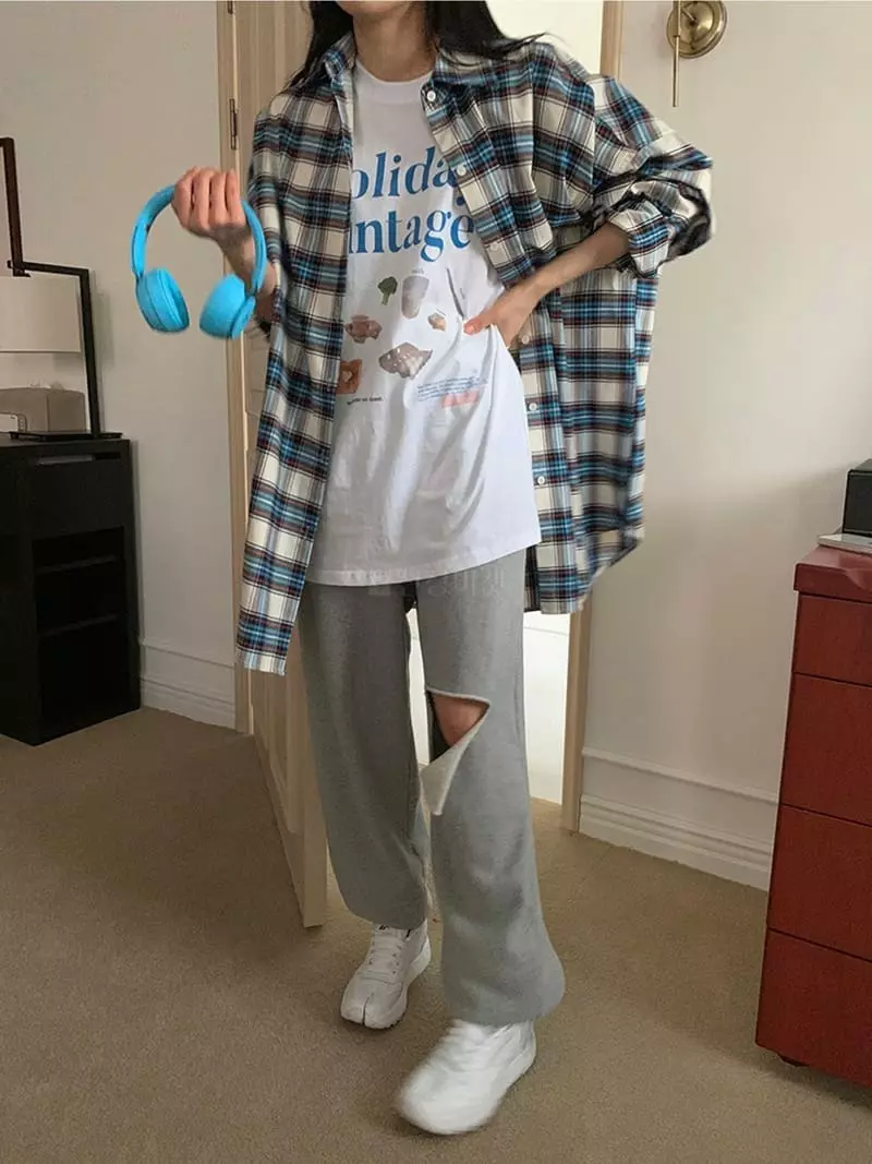Jkichi - Korean Women Fashion - #momslook - Balen Boxy Shirt