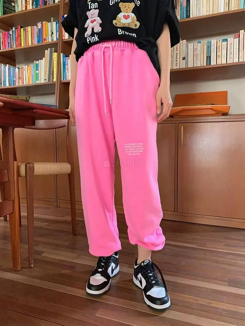 Jkichi - Korean Women Fashion - #pursuepretty - Pigment Banding Pants - 3