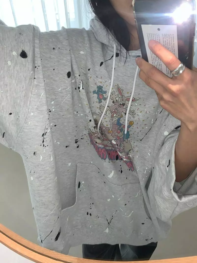 Jkichi - Korean Women Fashion - #romanticstyle - Party Hoody Tee