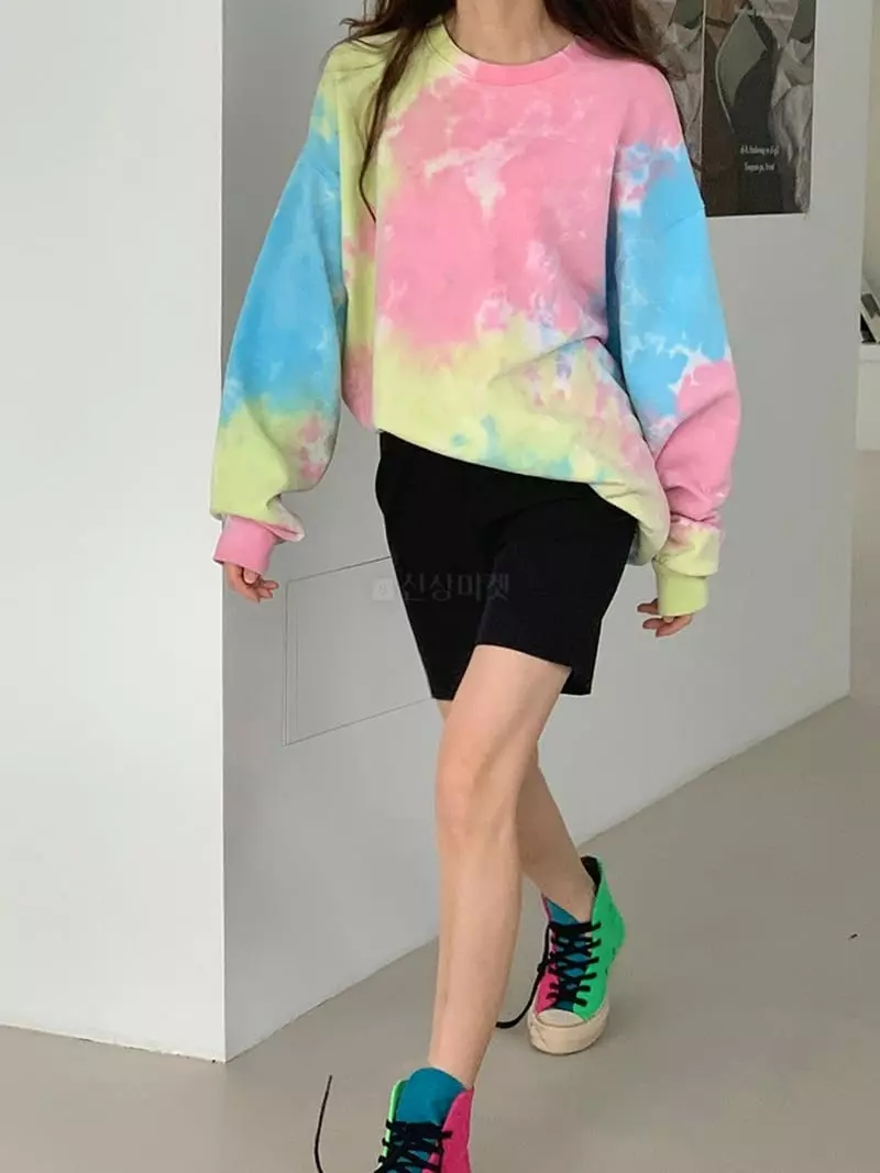 Jkichi - Korean Women Fashion - #shopsmall - 22 Water Paint Sweatshirt - 3