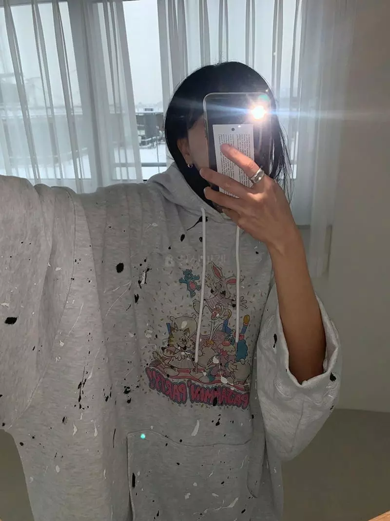 Jkichi - Korean Women Fashion - #shopsmall - Party Hoody Tee - 2