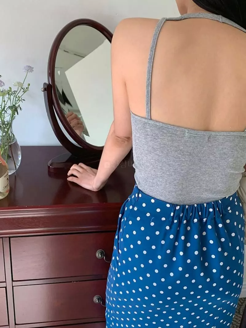 Jkichi - Korean Women Fashion - #thelittlethings - String Rib Sleeveless