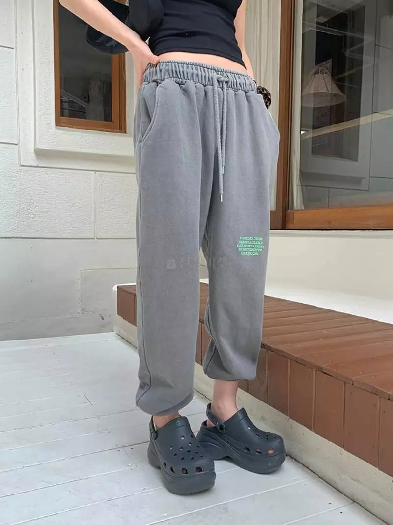 Jkichi - Korean Women Fashion - #vintageinspired - Pigment Banding Pants