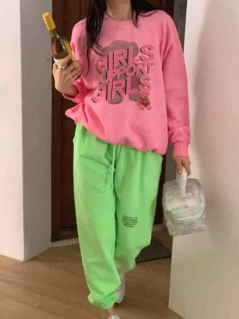 Jkichi - Korean Women Fashion - #vintageinspired - Girls Ted Sweatshirt - 3