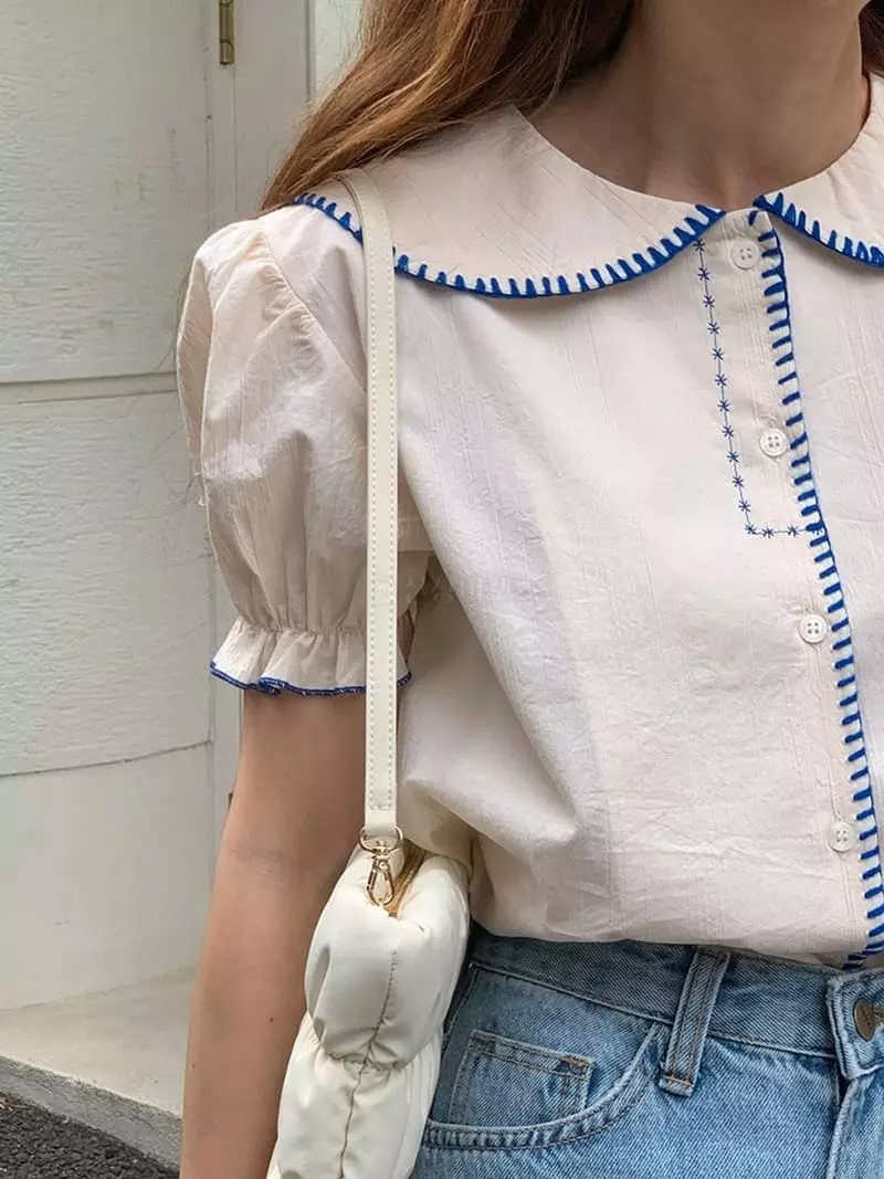 Jkichi - Korean Women Fashion - #vintagekidsstyle - Melo Blouse - 3