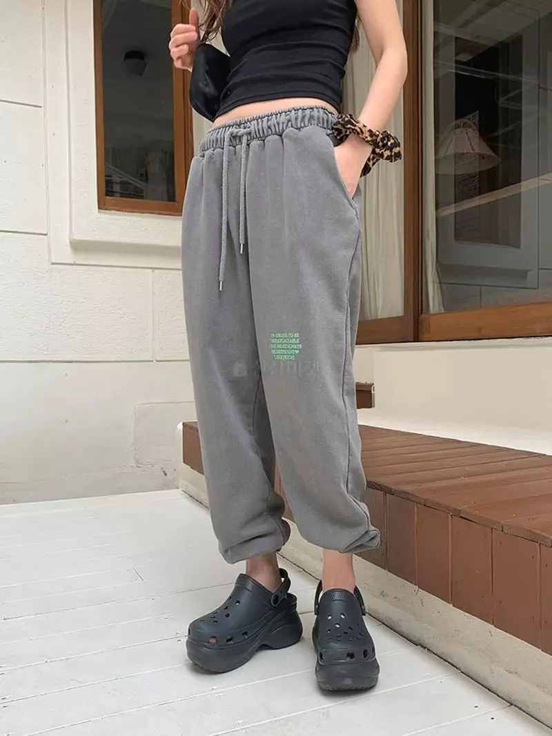 Jkichi - Korean Women Fashion - #vintagekidsstyle - Pigment Banding Pants - 2