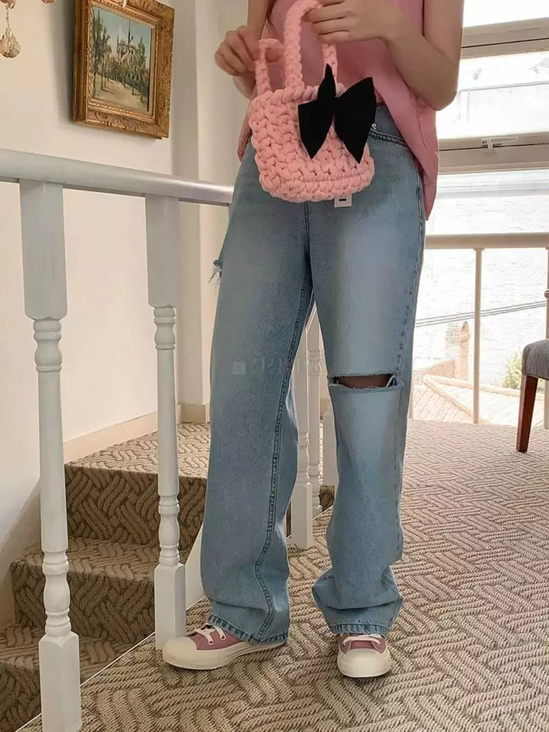 Jkichi - Korean Women Fashion - #womensfashion - 776 Cutting Pants