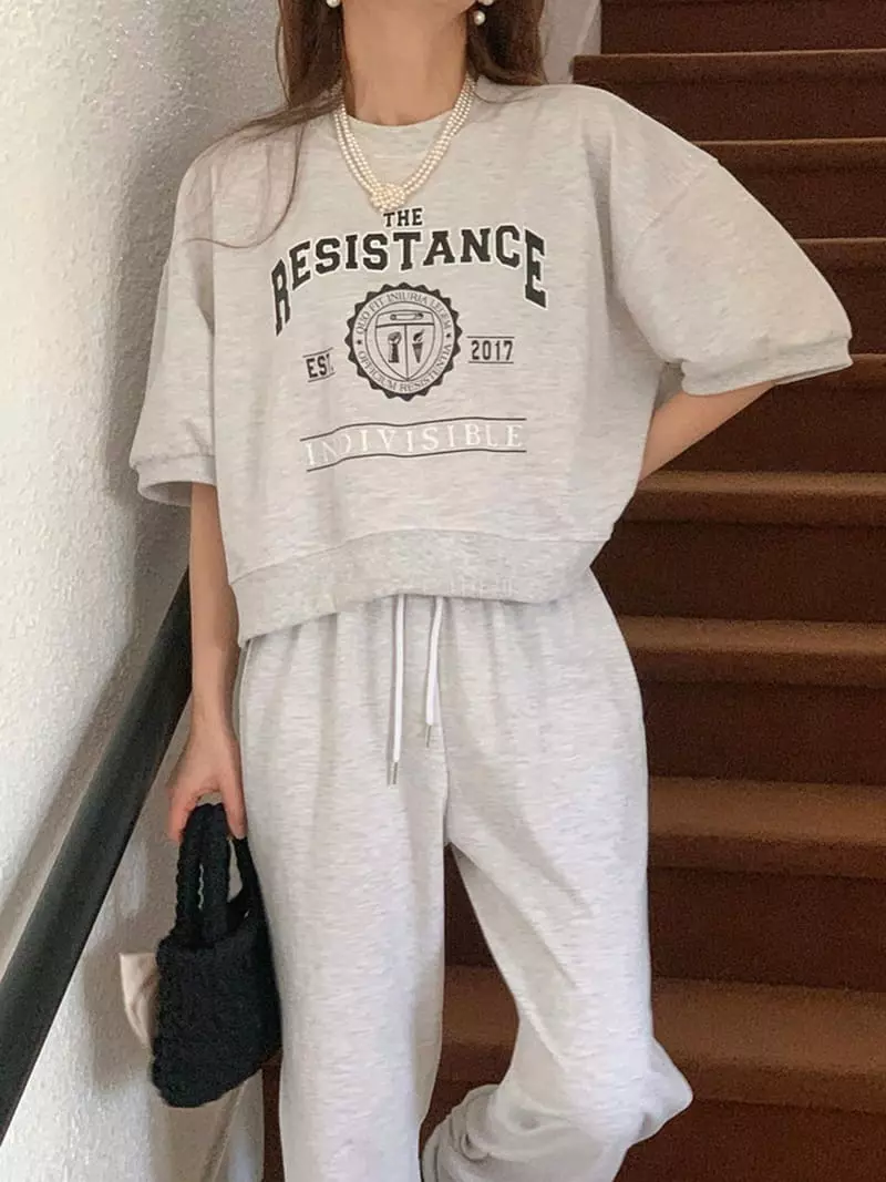 Jkichi - Korean Women Fashion - #womensfashion - Mini Terry Tee - 3