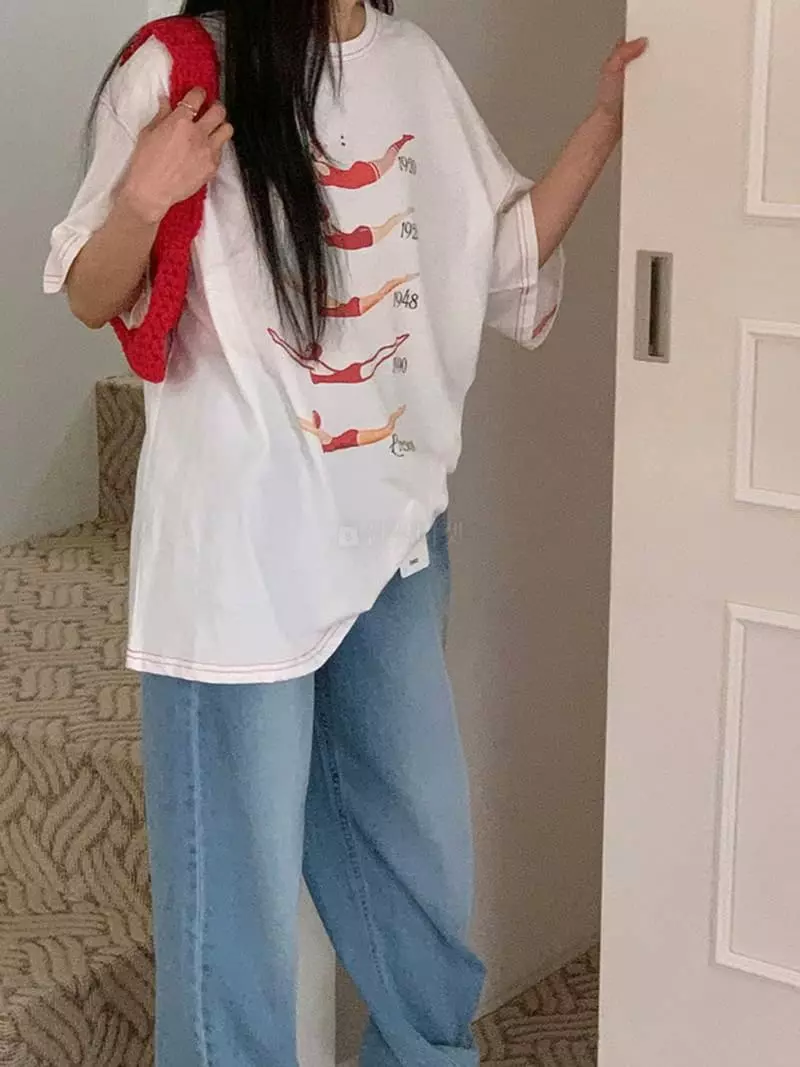 Jkichi - Korean Women Fashion - #womensfashion - Swim Tee