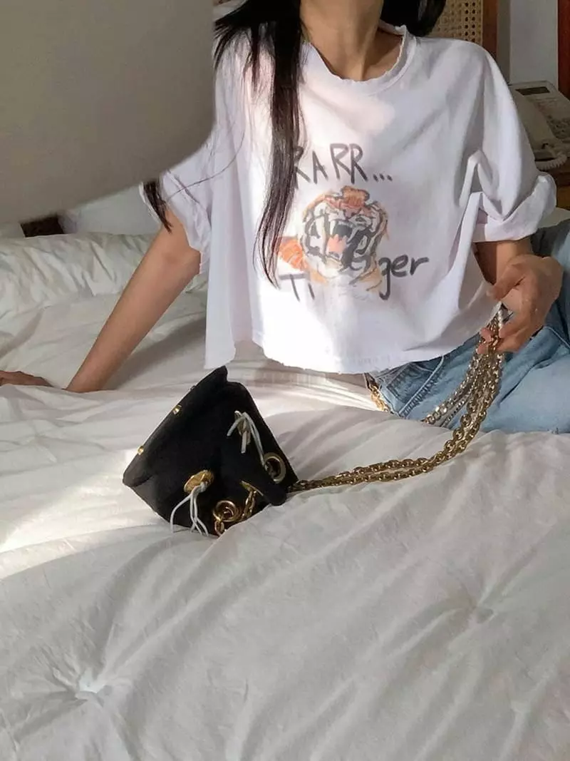 Jkichi - Korean Women Fashion - #womensfashion - Tiger Tee - 2