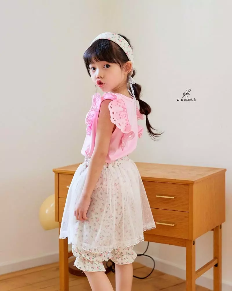 Kikimora - Korean Children Fashion - #Kfashion4kids - Small Flower Sha Pants - 7