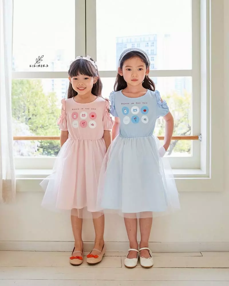 Kikimora - Korean Children Fashion - #prettylittlegirls - Picnic Sha One-piece - 4