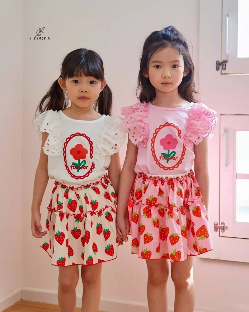 Kikimora - Korean Children Fashion - #childofig - Lace Wing Sleeveless - 3