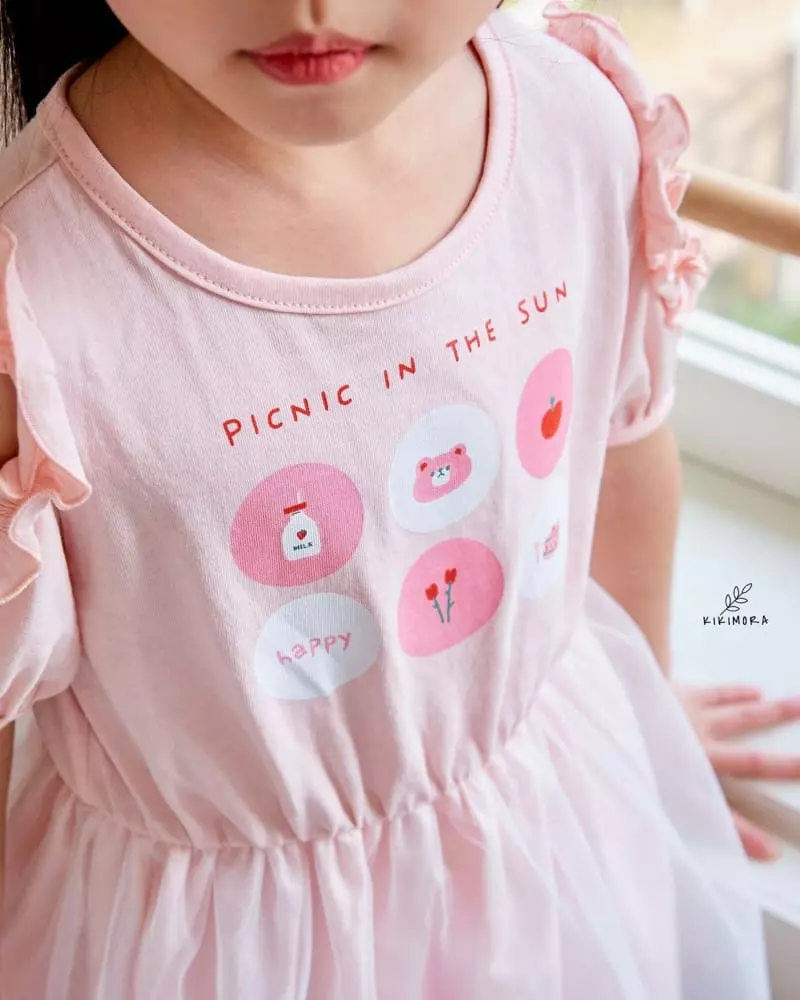 Kikimora - Korean Children Fashion - #childrensboutique - Picnic Sha One-piece - 6