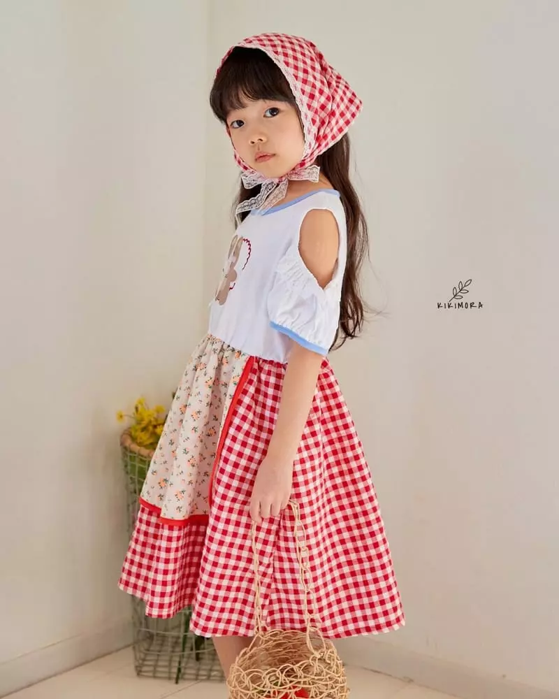 Kikimora - Korean Children Fashion - #designkidswear - Heart Apron One-piece - 9
