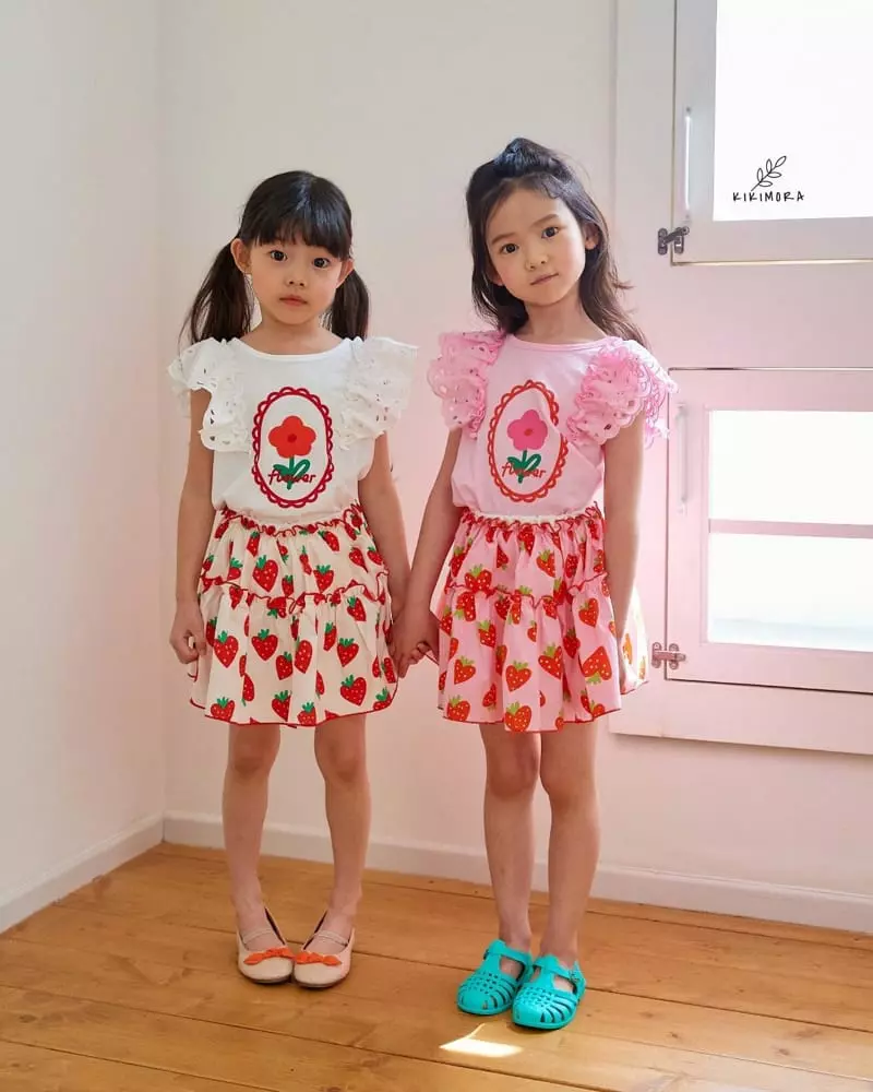 Kikimora - Korean Children Fashion - #designkidswear - Lace Wing Sleeveless - 5